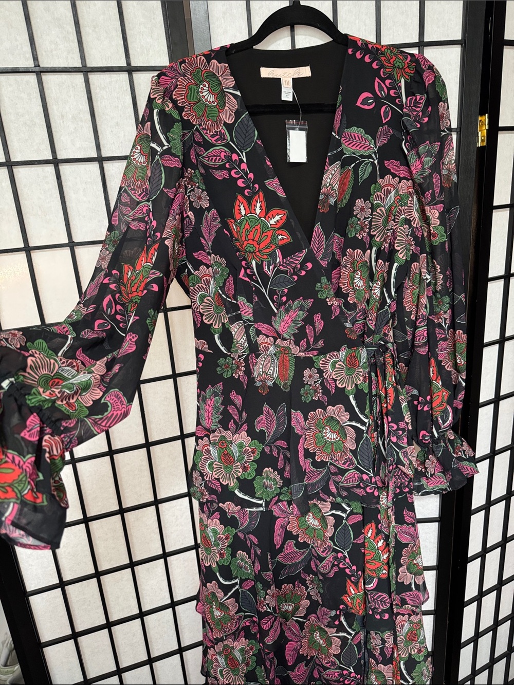 Anthropologie Hutch Long-Sleeve V-Neck Wrap Maxi Dress – Size 1X – Sold Out - Picture 7 of 16
